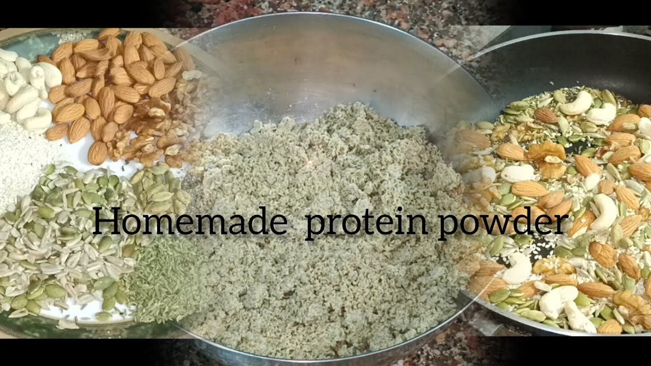 Protein powder ❤️🔥 Homemade protein powder bnaye or apni energy bdhayen