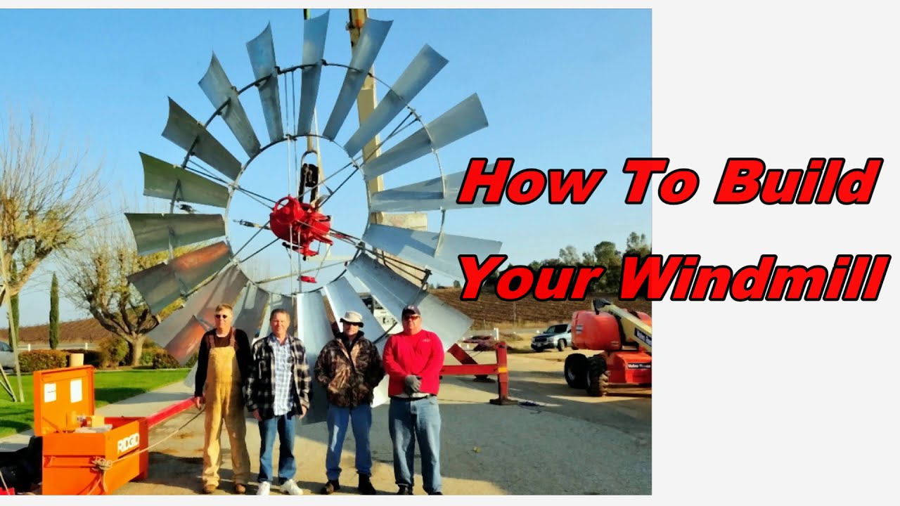 Assembling a Aermotor Type Windmill Wheel