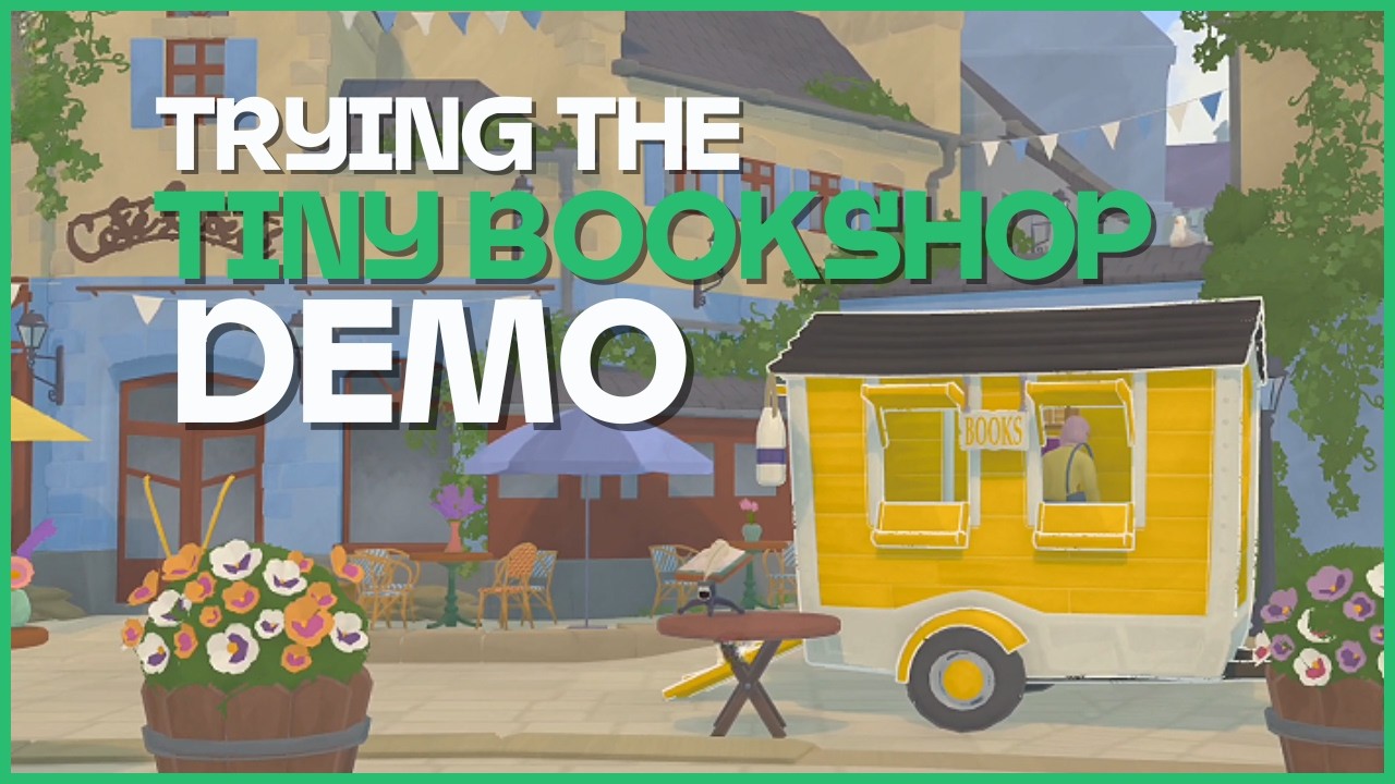 Trying out the coziest book game | Tiny Bookshop Demo