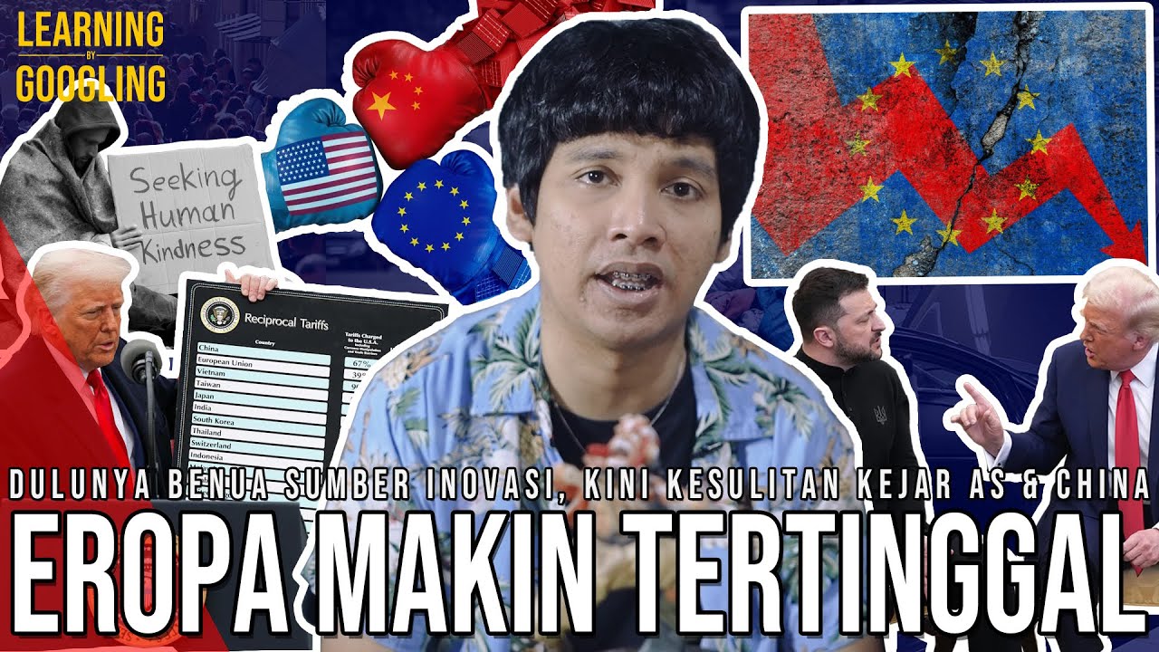 Ekonomi EROPA MAKIN TERTINGGAL Dari AS & China! Hilang Triliunan Dollar! Krisis? |LearningByGoogling