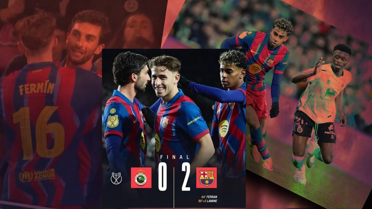 FC BARCELONA SURVIVED AGAINST MIGHTY RACING CLUB #football #fcbarcelona #laliga #barcelonafootball 
