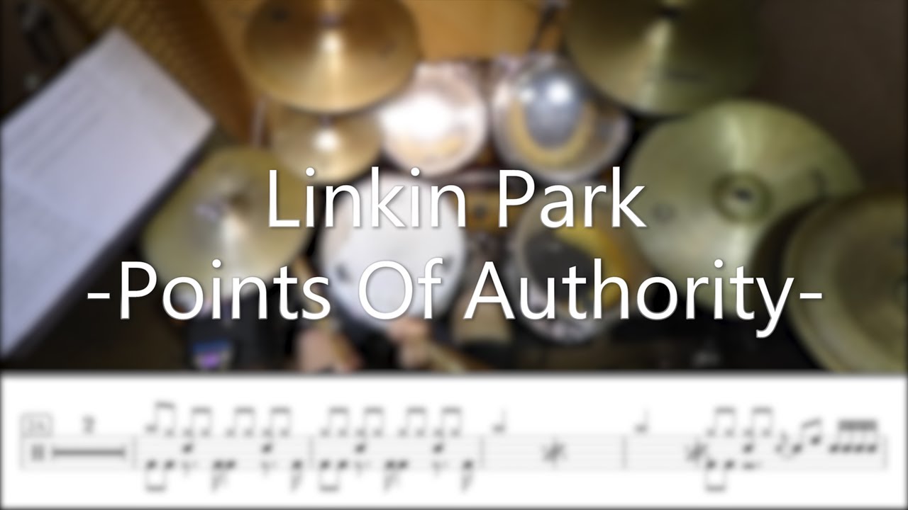 Linkin Park - Points Of Authority - DrummerFrank Drum Cover - With Drum Score