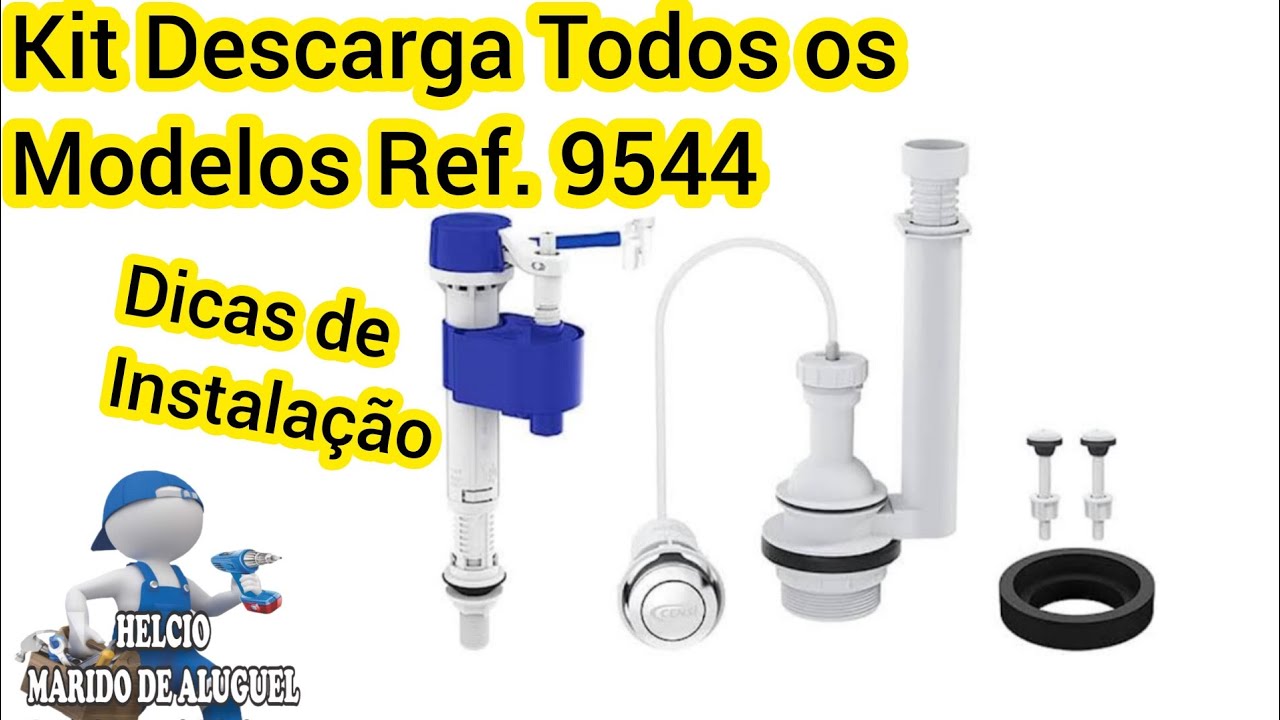Como instalar Kit Completo Caixa Acoplada todos os modelos Censi REF.9544