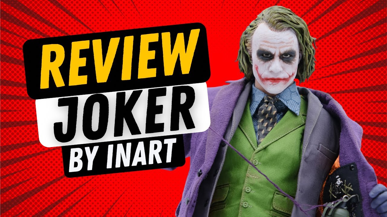 Joker by INART Deluxe Sculpted Hair 2 Pack The Dark Knight 1/6 Scale Figure Review