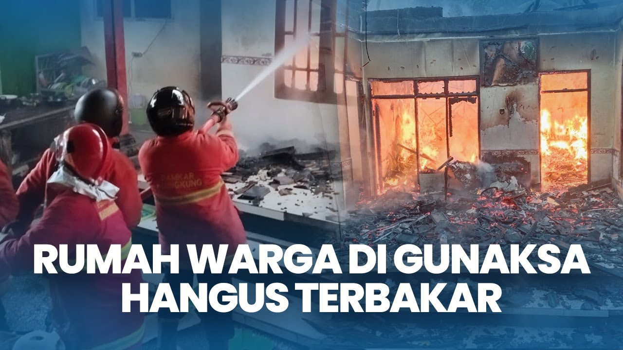 Rumah Warga di Desa Gunaksa Klungkung Bali Terbakar, Empat Kamar Hangus Dilalap Api