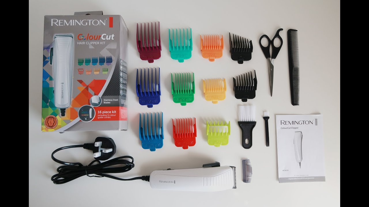 Remington ColourCut Hair Clipper Kit Unboxing - Remington HC5035