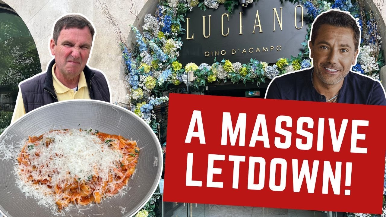 GINO'S CELEBRITY CHEF RESTAURANT Was A MAJOR LETDOWN!