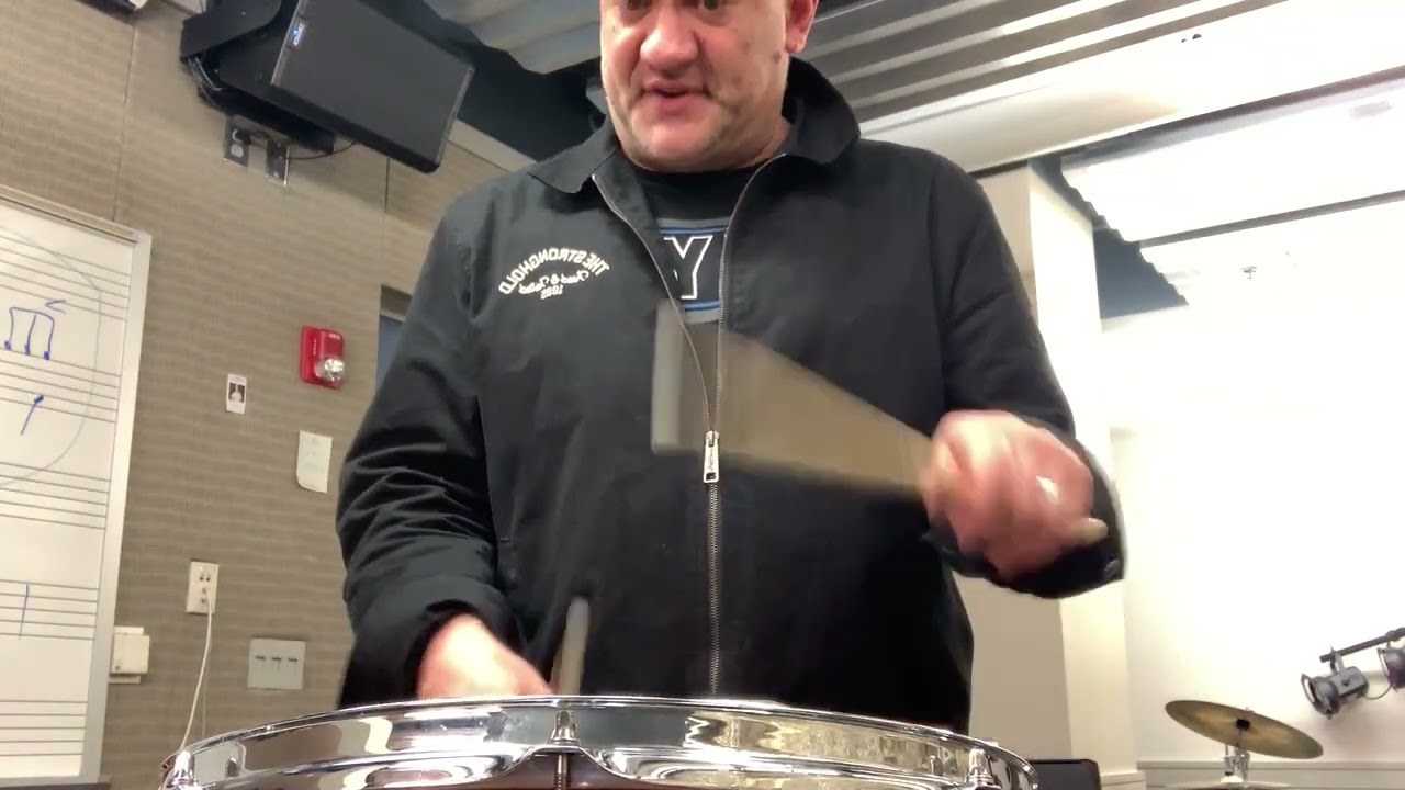 FLAM ACCENT- play along & some INSIGHT on LEARNING new Skills for snare drum & drum set