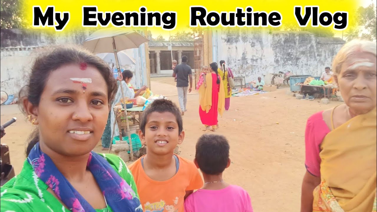💥 Today My Evening Routine Vlogs 🔥 Thiruchitrambalam Temple vlog 🛕 Selva Nisha Vlogs 
