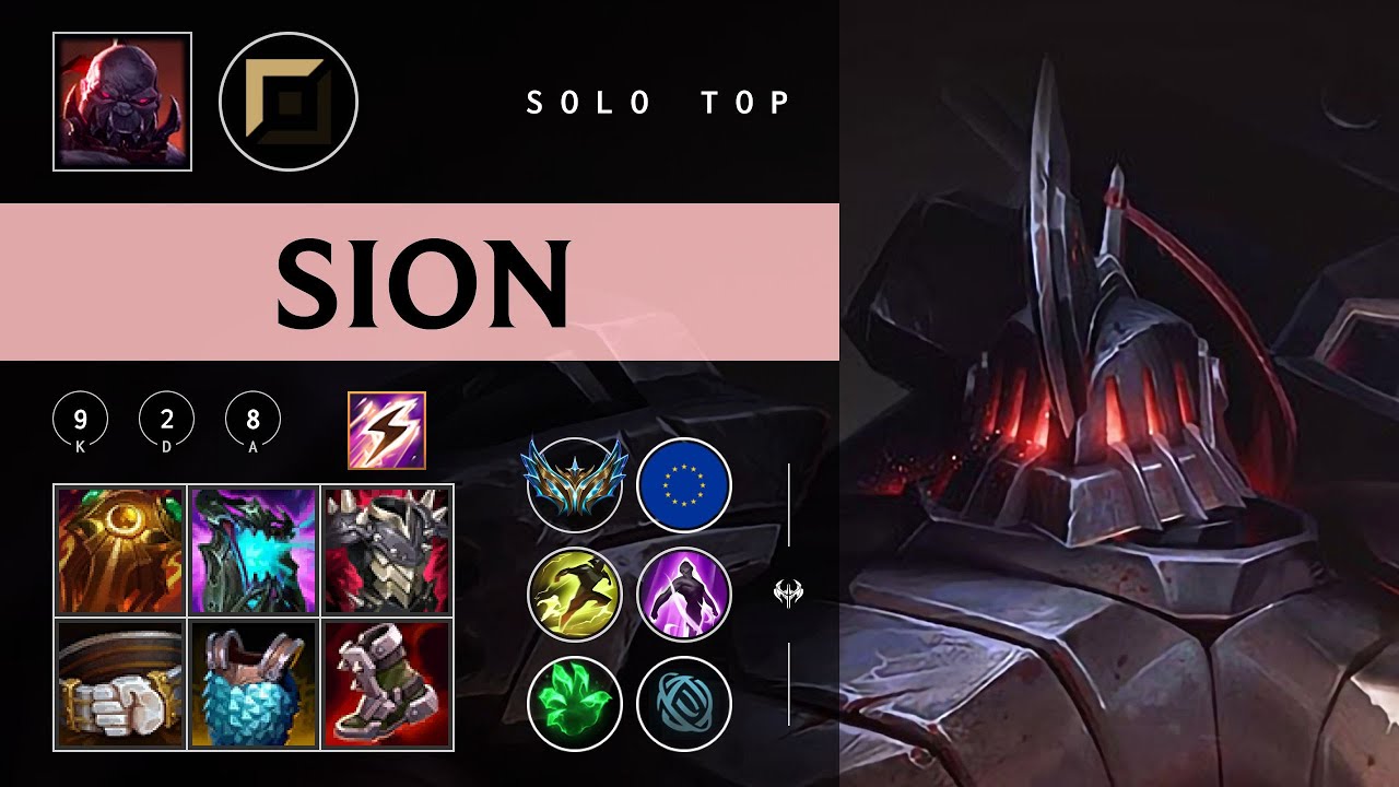 Sion Top vs Aphelios - EUW Challenger Patch 26.01