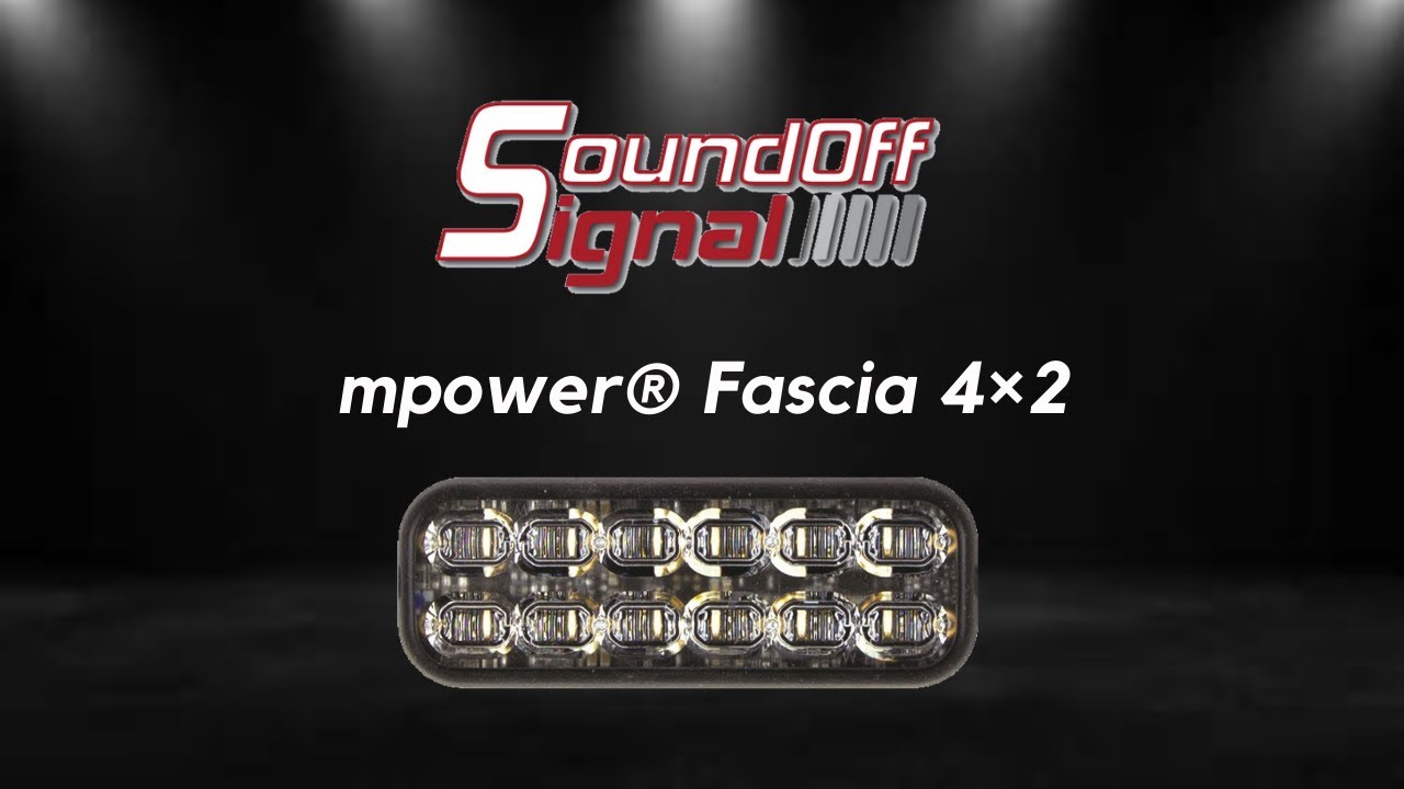 Soundoff Signal 4x2 Fascia LED light