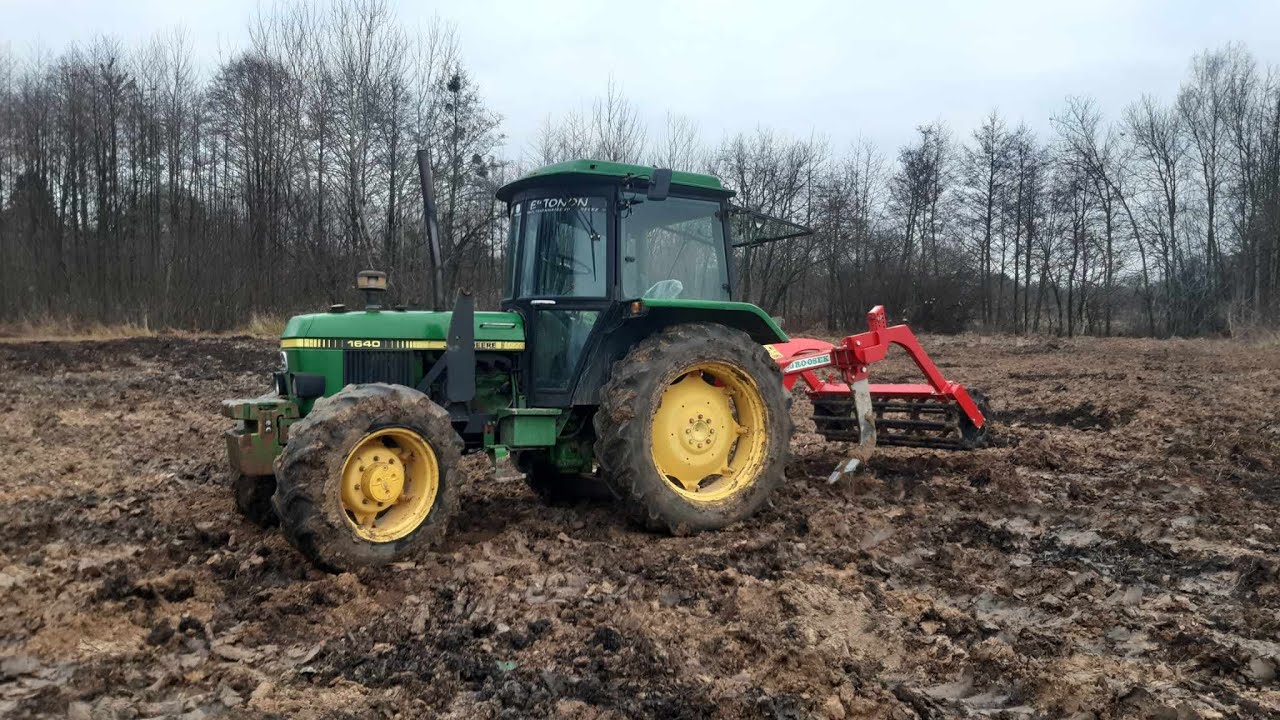 Ekstremalne głęboszowanie John Deere 1640 SG2 z głęboszem Agro Osek