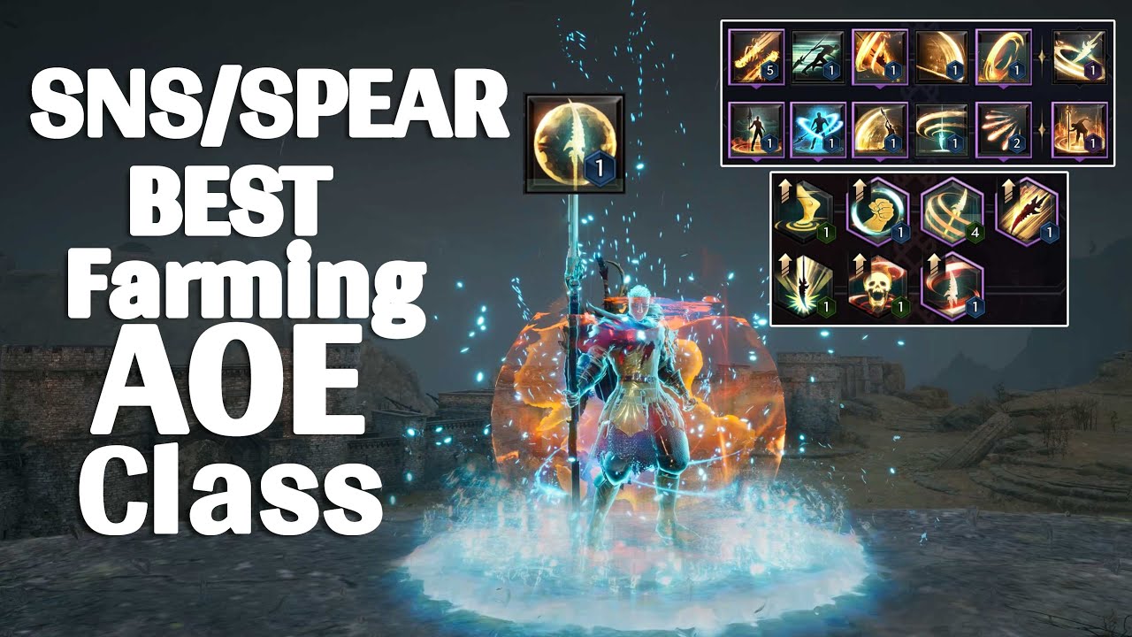 Throne and Liberty SNS/SPEAR The new best AOE Farming class (This is Sparta)