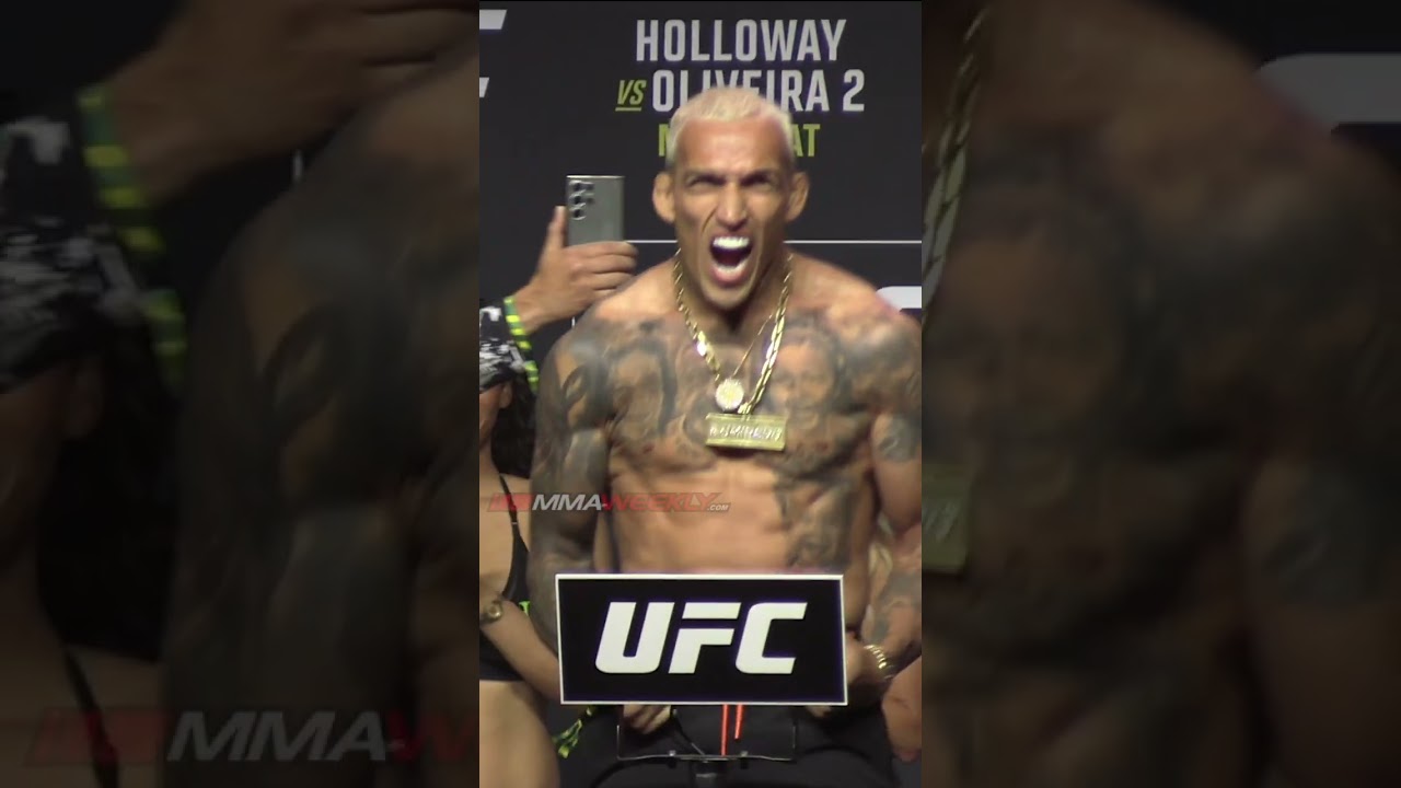 UFC 326 CEREMONIAL WEIGH-INS: Max Holloway vs Charles Oliveira
