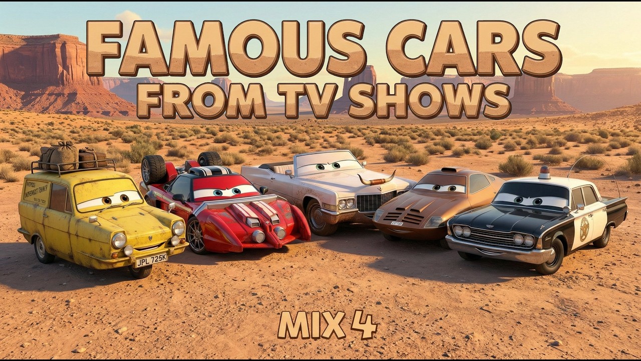 Famous Cars from TV Shows Mix 4