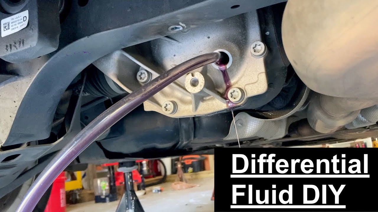 BMW 328i F30 Differential Fluid Change DIY
