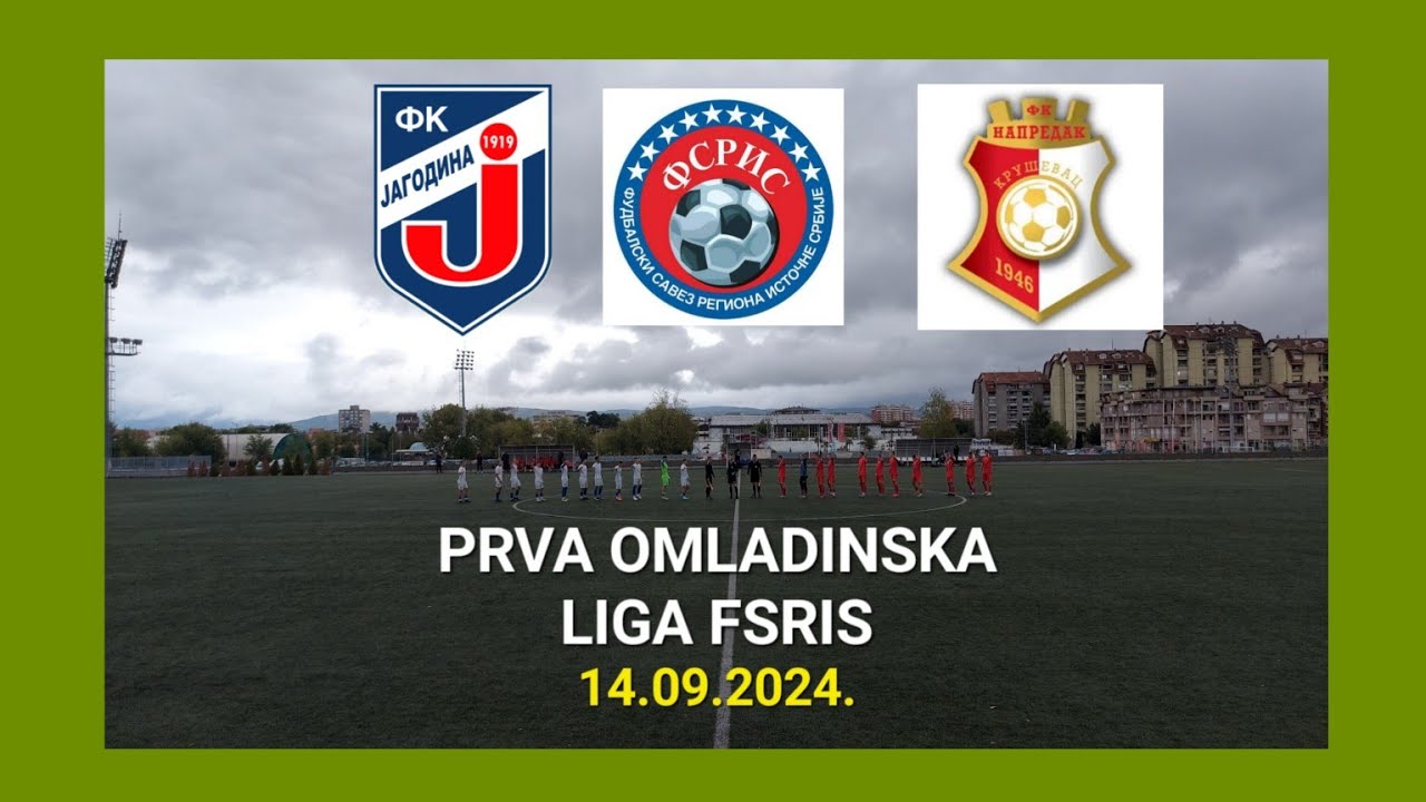 FK NAPREDAK KRUŠEVAC- GFK JAGODINA 10:0 (3:0) Prva Omladinska liga FSRIS 24/25 3.kolo