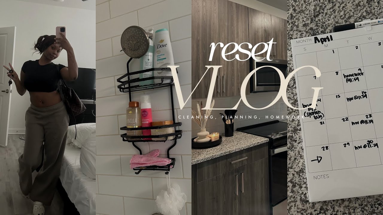 reset vlog: creating a routine, cleaning, starting the LPN program, monthly planning & cooking