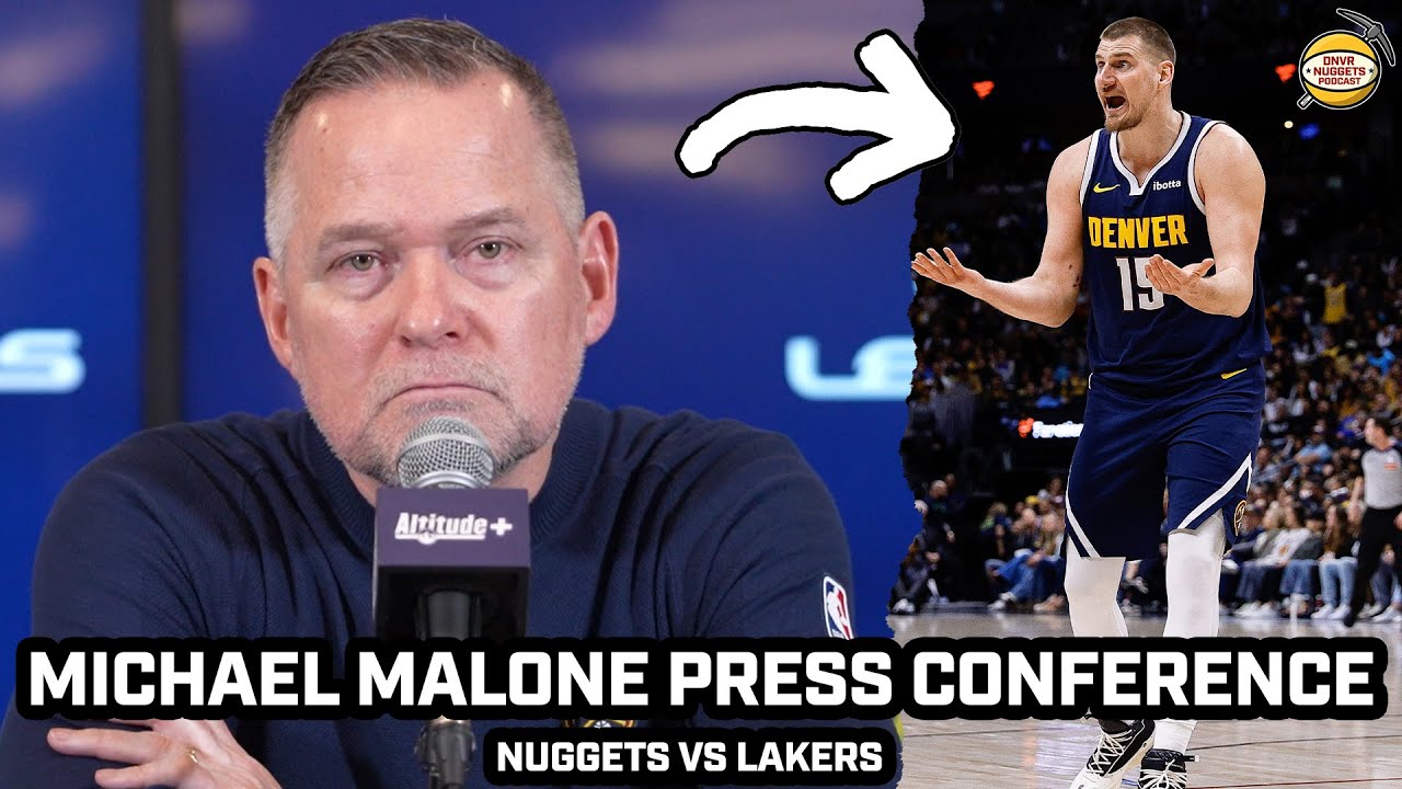 Michael Malone CALLS OUT Defense & Worried About Jokic Elbow After Lakers WIN