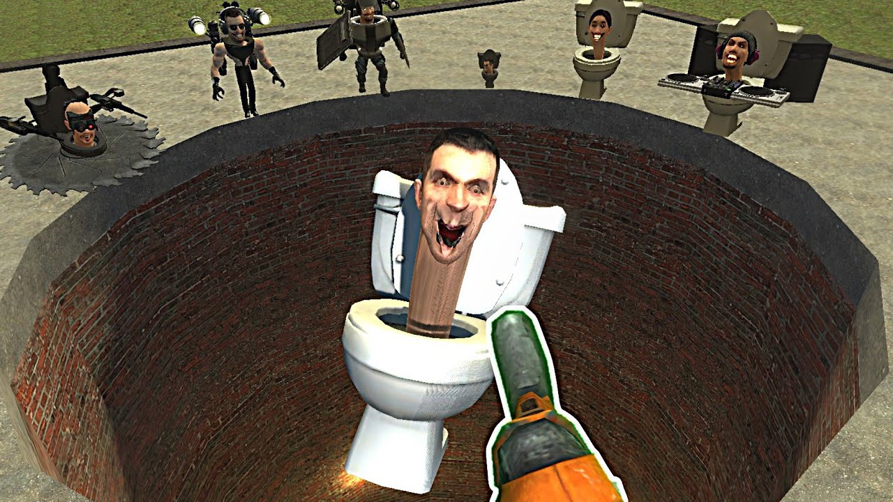 UÇURUMDAN SPARTAN KICKING İLE SKİBİDİ TOİLET ATIYORUM GARRY'S MOD