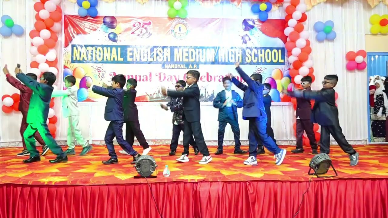 Dance performance By 2nd Class Boys on Mobile Addiction of National English Medium High School 2026