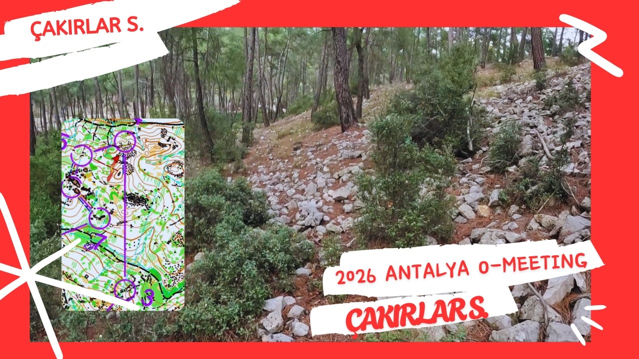 2026 Antalya O-Meeting Day 6 T11 || Çakırlar S., Türkiye🇹🇷 || Headcam Orienteering