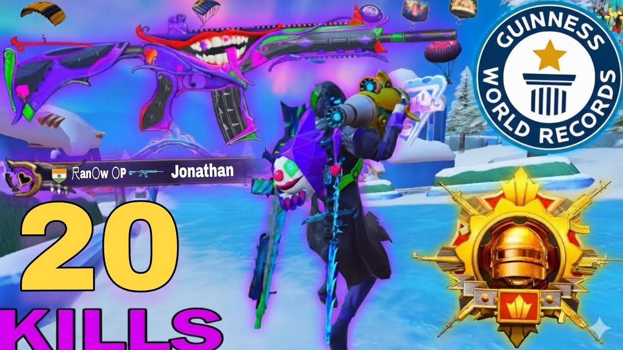 20 KILLS!! IN 1 MATCHES NEW😘 WORLD RECORD in🥰 NEW SEASON SA MSUNG, A7, A8,J4,J5,J6,J7,J2,J3,XS,A3,A4