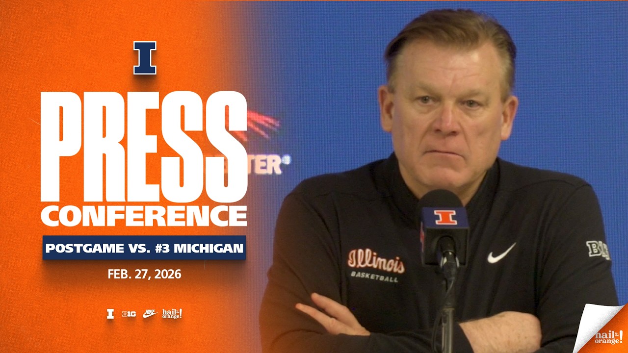 Illinois Men's Basketball | Postgame Press Conference vs. #3 Michigan 2/27/26