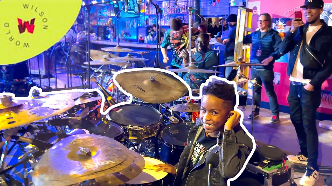 I met my favorite celebrity drummer! | Wilson World
