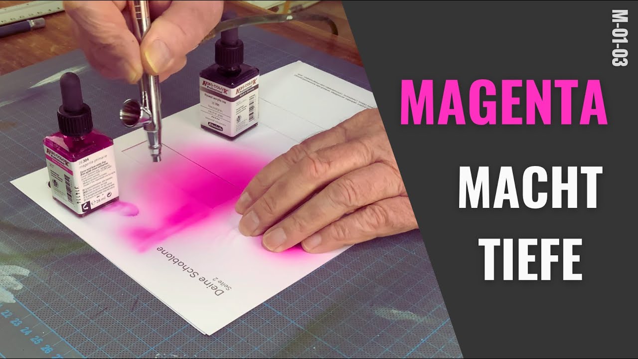 📖🎨 M-01-03 Magenta richtig einsetzen: Tonwerte, Tiefe & Gefühl im Misch-Tagebuch