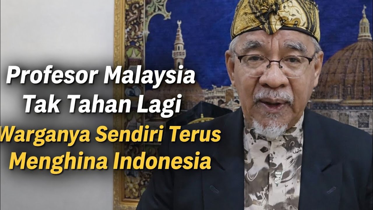 “Tak Disangka, Profesor Malaysia Bela Indonesia”