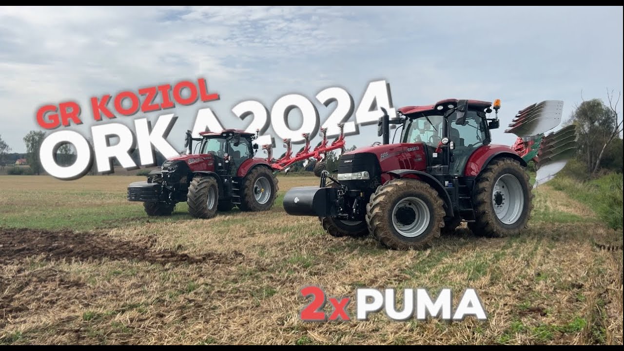 🔥Oporowa orka w GR KOZIOŁ🔥Case Puma 200 & 200