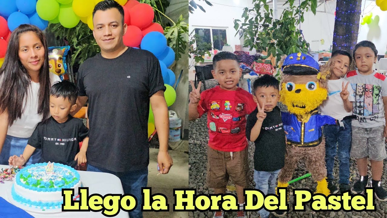 It's time to cut the cake! 😱 Dylan smashes the pi&ntilde;ata with his cousins, he had such a happy time! 😱🎁