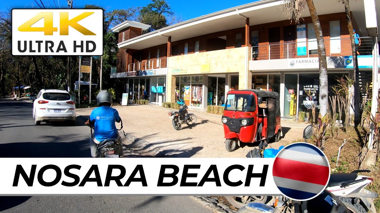 Экскурсия по НОСАРЕ, Коста-Рика 🏄 Прогулка по Плайя-Гионес + торговый район #costarica #travelvlog