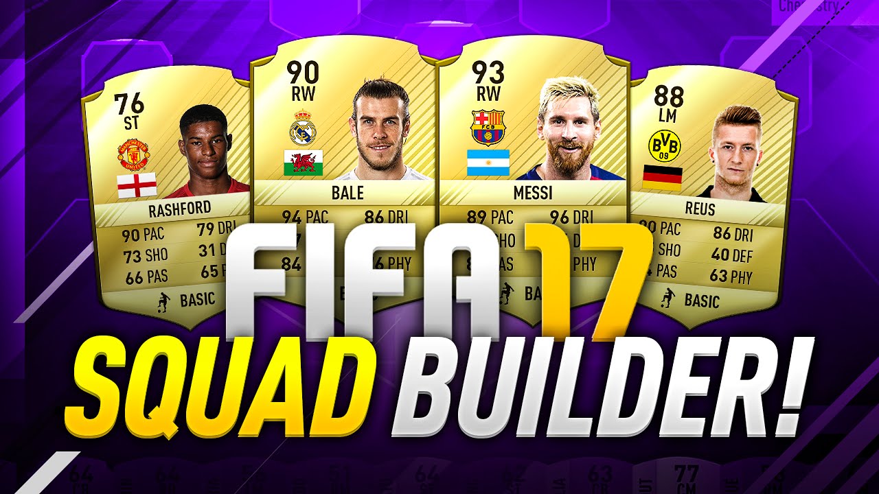 FIFA 17 SQUAD BUILDER!