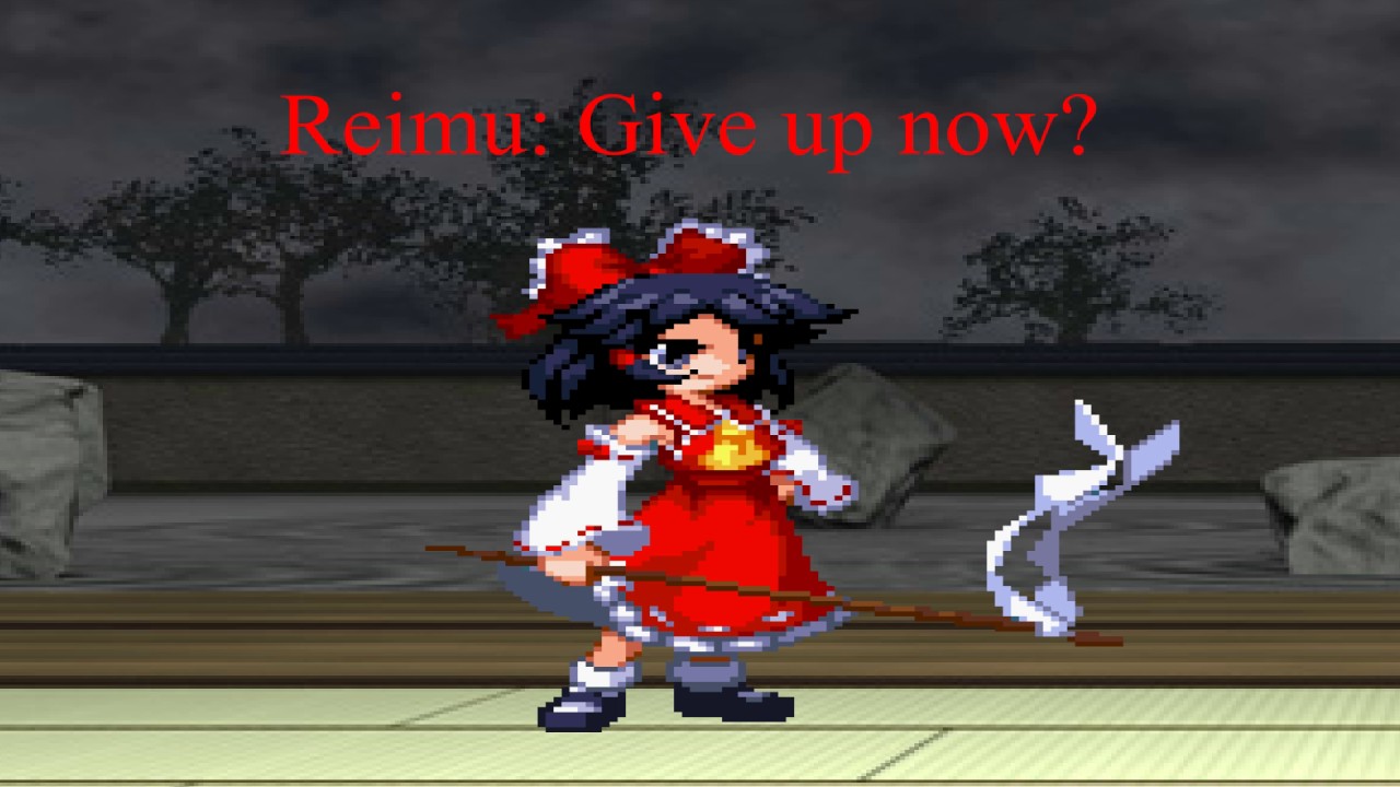 Mario vs Reimu sprite animation