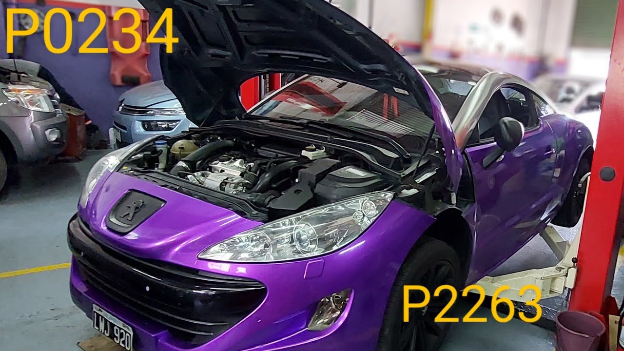 P0234 P2263 THP PEUGÉOT RCZ TRAIDO DE MAR DEL TUYU