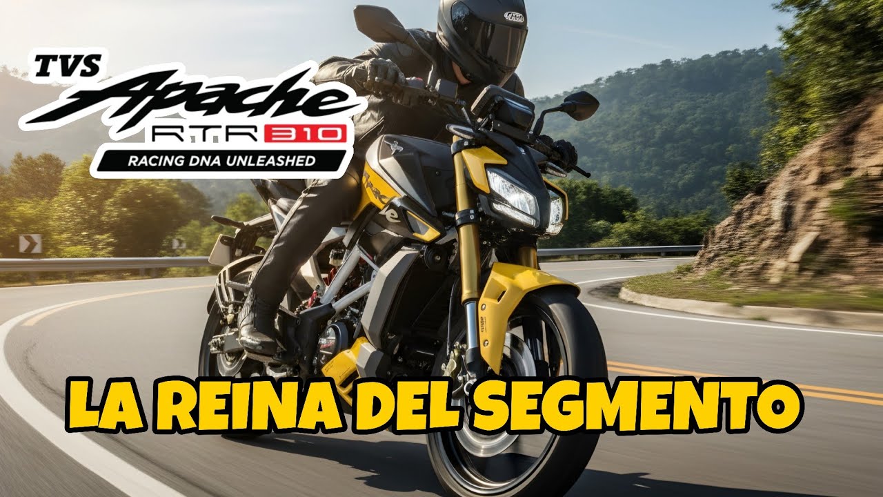 💥APACHE 310 RTR TVS💥 LA REINA DEL SEGMENTO UNA NAKED SPORT CON ESTILO POTENCIA Y MUCHA DIVERSIÓN  👉