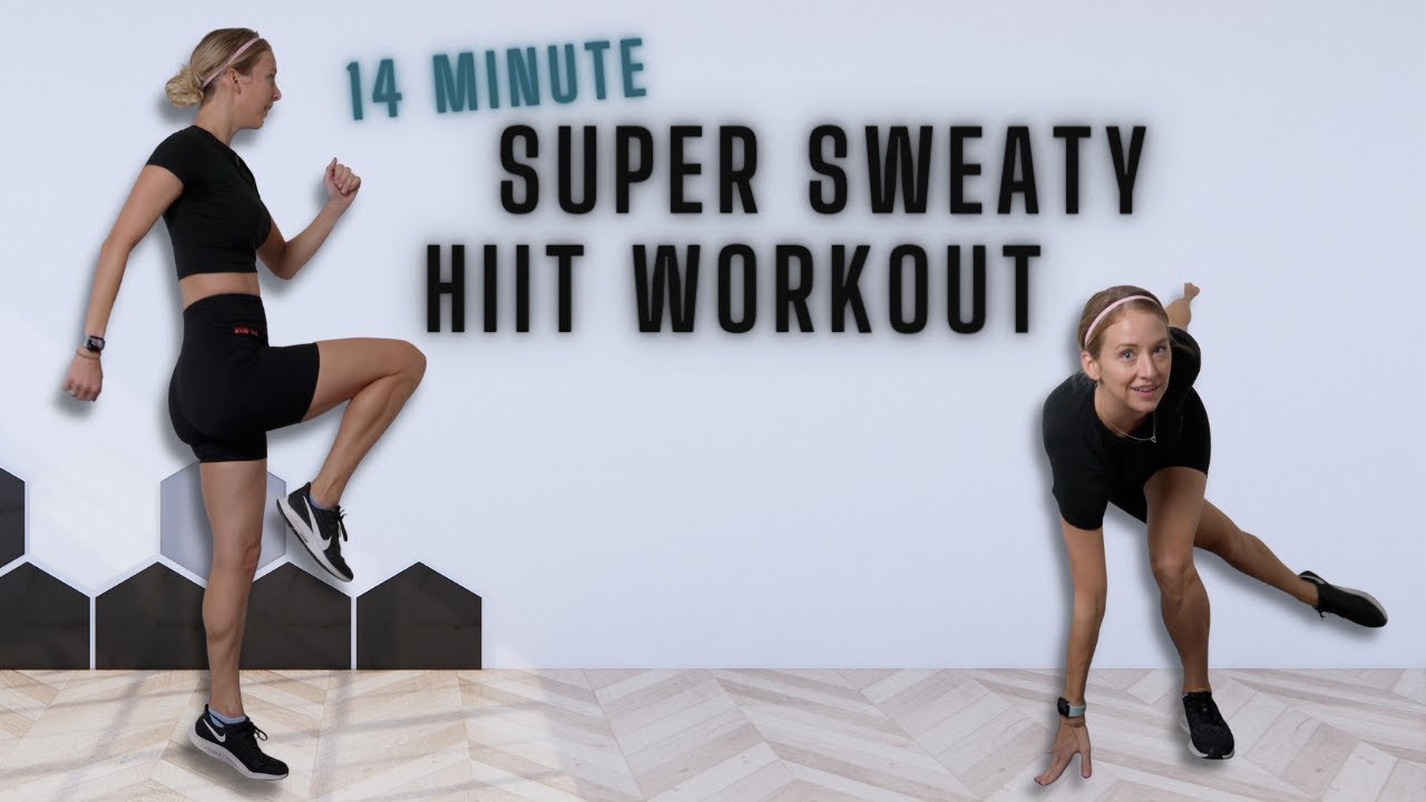 14 Min Super Sweaty HIIT Workout | No Repeats & No Equipment | fitnessa ◡̈