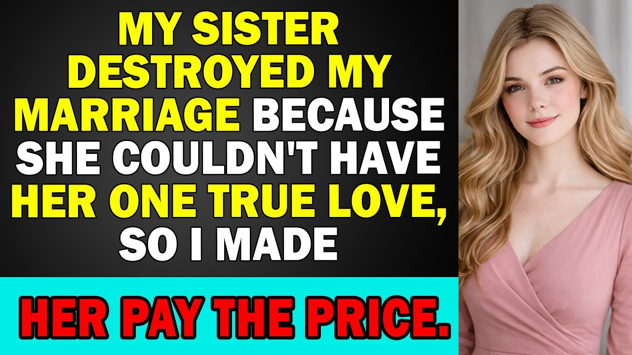My Sister Destroyed My Marriage Because She Couldn’t Have Her One True Love…