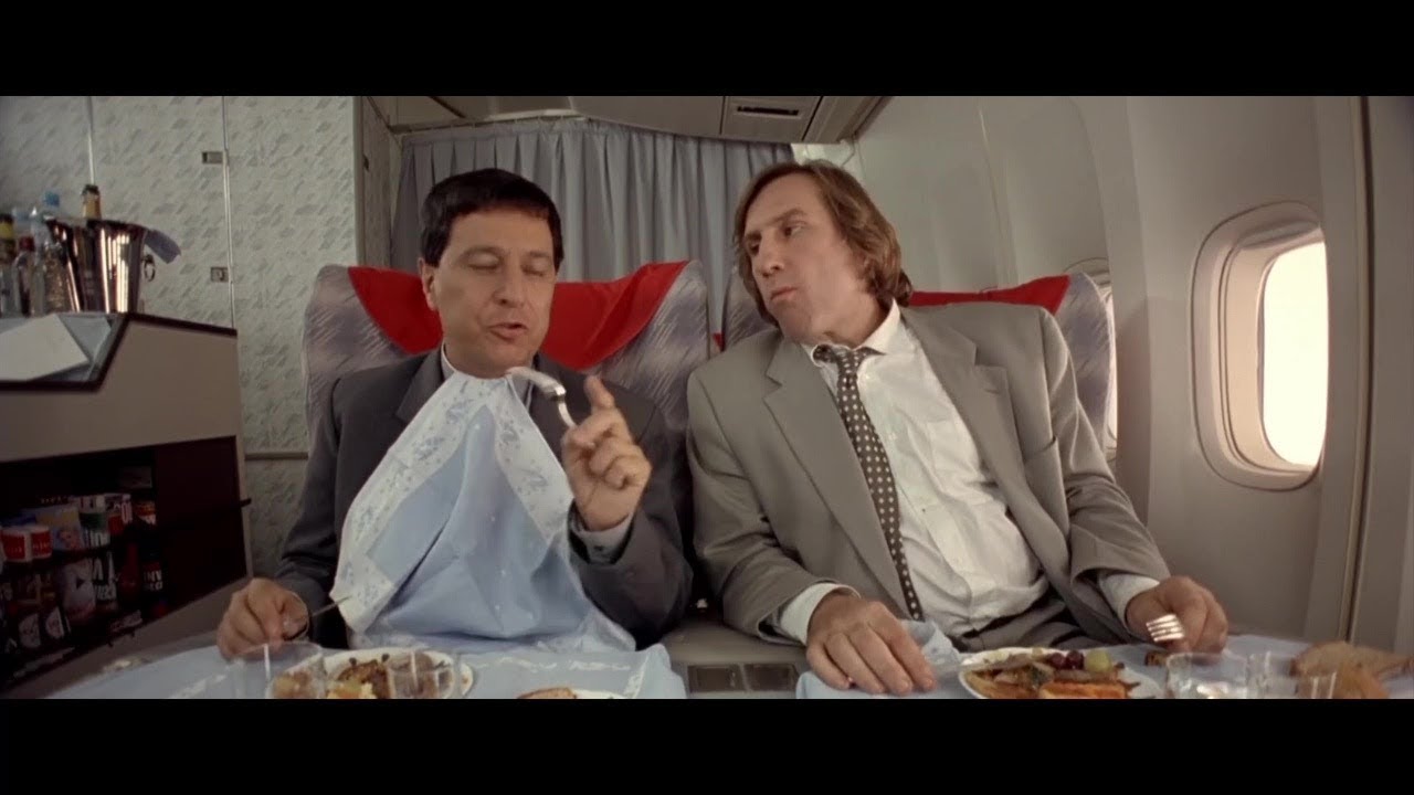 CLAVIER/DEPARDIEU - Repas en avion - (1995)