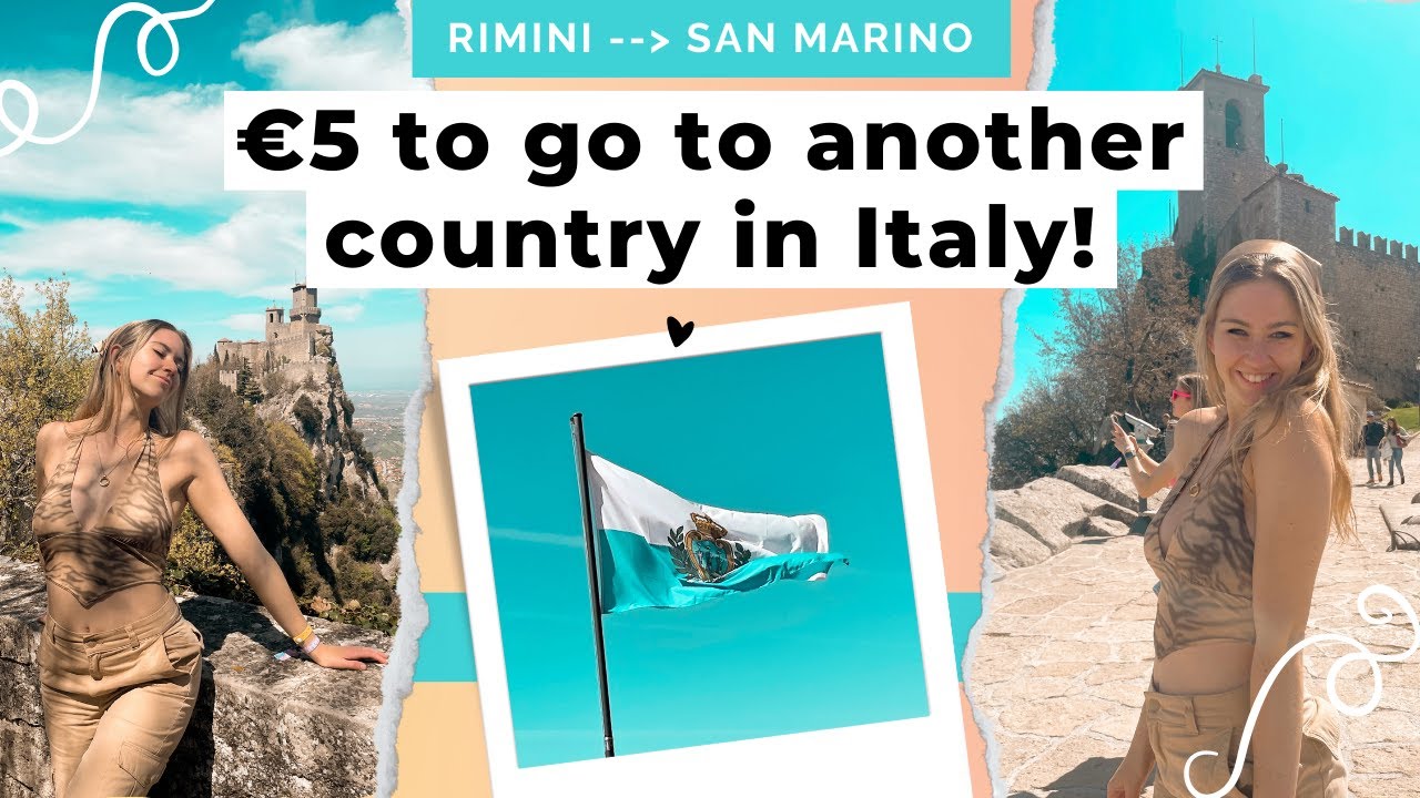 The Best Restaurants in San Marino! | &euro;5 bus to ANOTHER COUNTRY in the MIDDLE of Italy! | San Marino