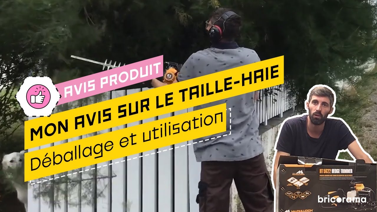 Taille-haie thermique : Que vaut le taille-haie Mc Culloch ? Bricorama