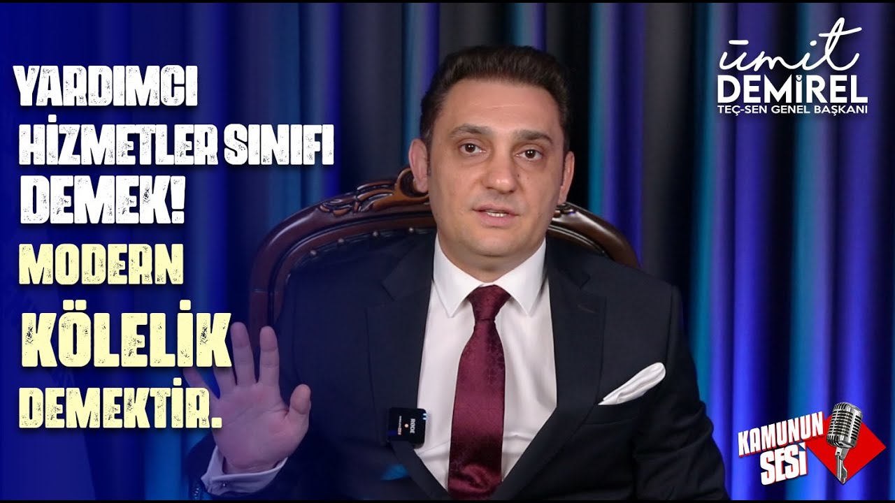 YARDIMCI HİZMETLER SINIFI DEMEK! MODERN KÖLELİK DEMEKTİR.