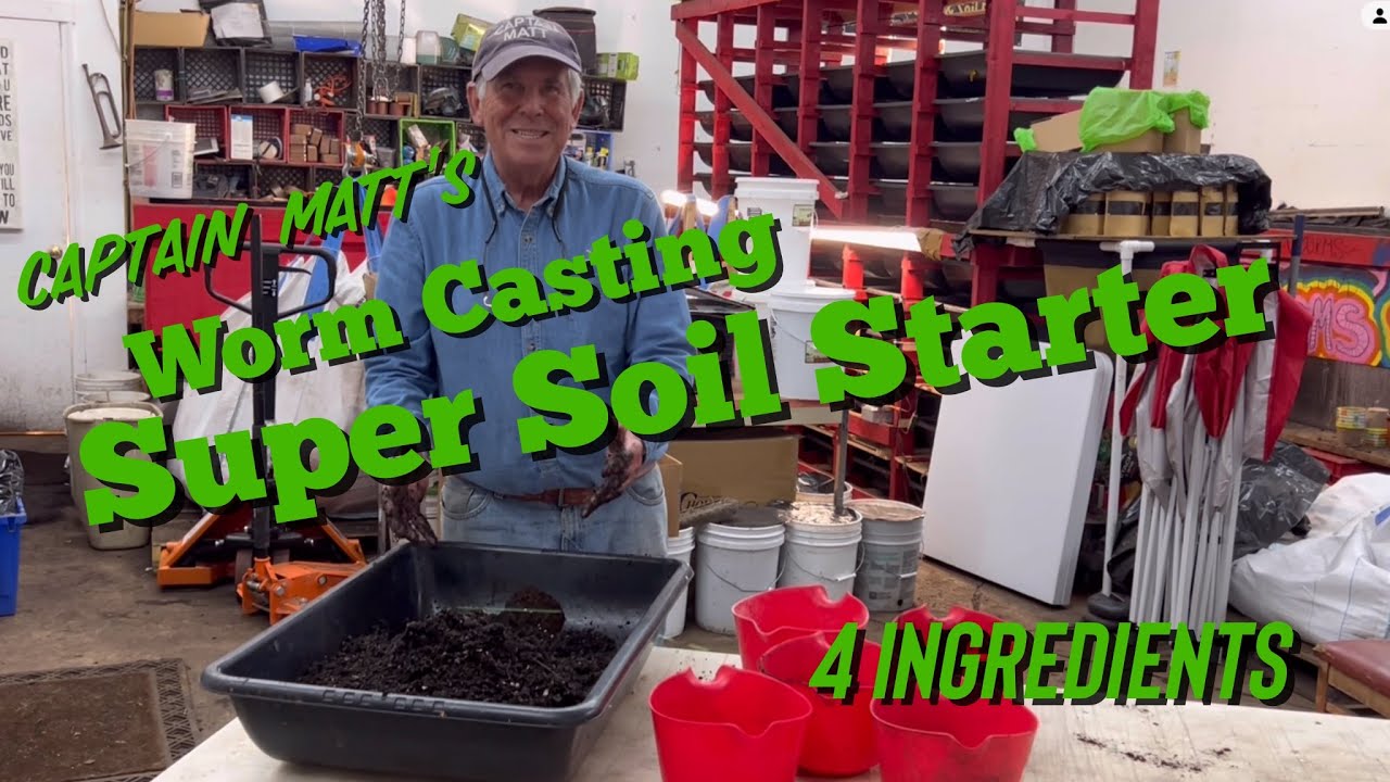Super Soil Starter with Worm Castings