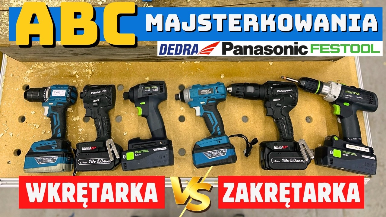 ABC MAJSTERKOWANIA ~ Zakrętarka czy wkrętarka, co lepsze co wybrać r&oacute;żnice por&oacute;wnanie