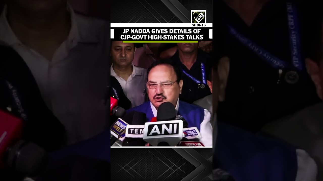 JP Nadda shares details of key CJP-Govt meet, both parties agree to meet tomorrow again | NEET leak