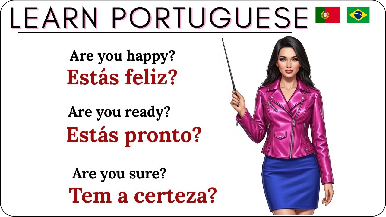 Useful Portuguese Dialogue Practice for Beginners | Learn Portuguese, easy Portuguese