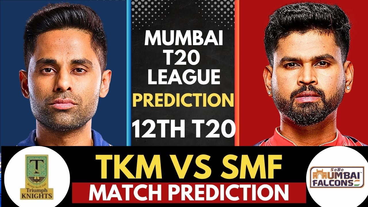 TKM vs SMF - 12th T20 Match Prediction 🦁 | Triumph Knights vs Mumbai Falcons | Mumbai T20 2026