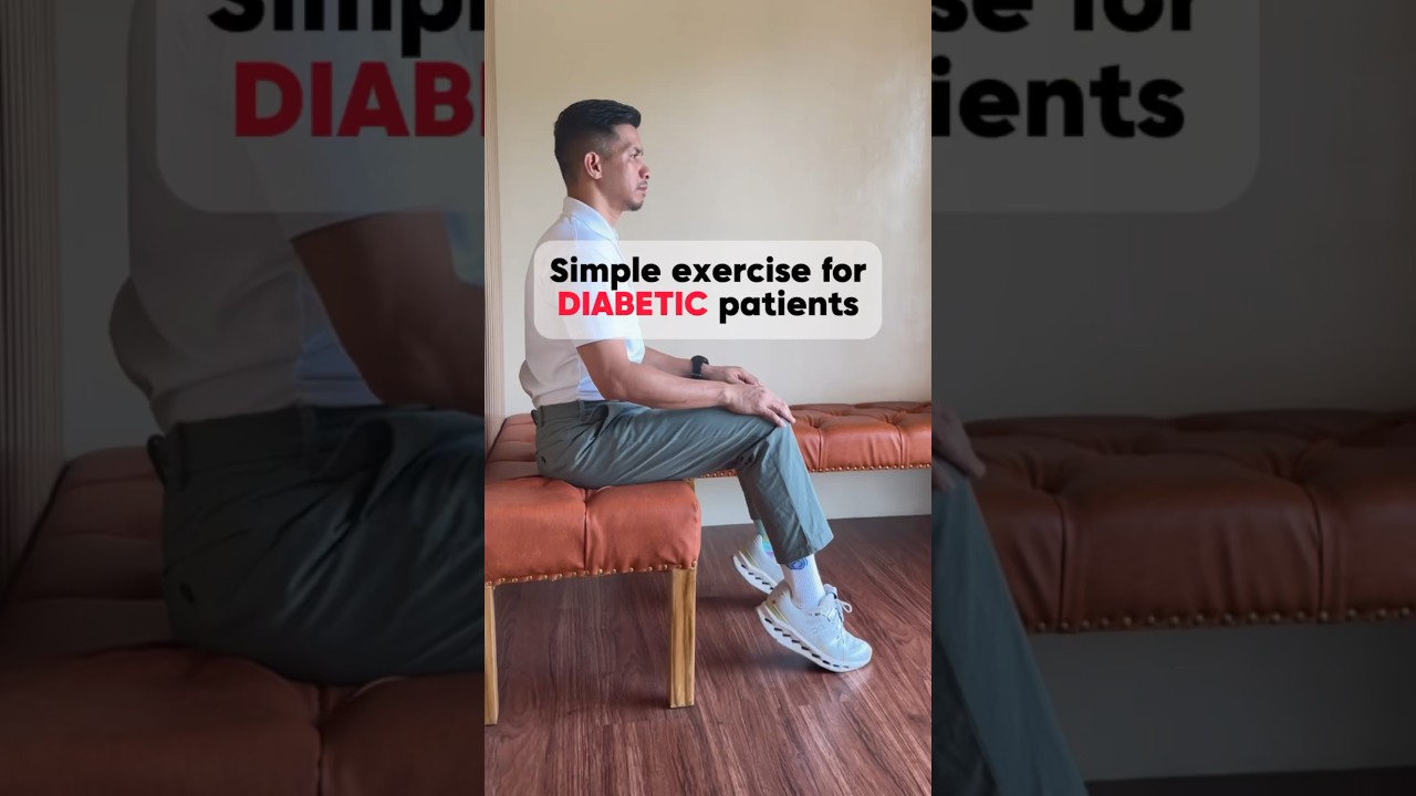 SIMPLE EXERCISE FOR DIABETIC PATIENTS! #diabetes #diabetesawareness #diabetic #diabetesmanagement